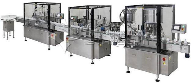 漱口水灌裝設(shè)備整機(jī)展示