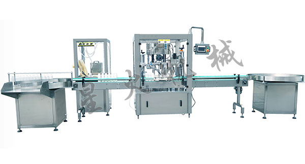 護理液灌裝旋蓋生產(chǎn)線