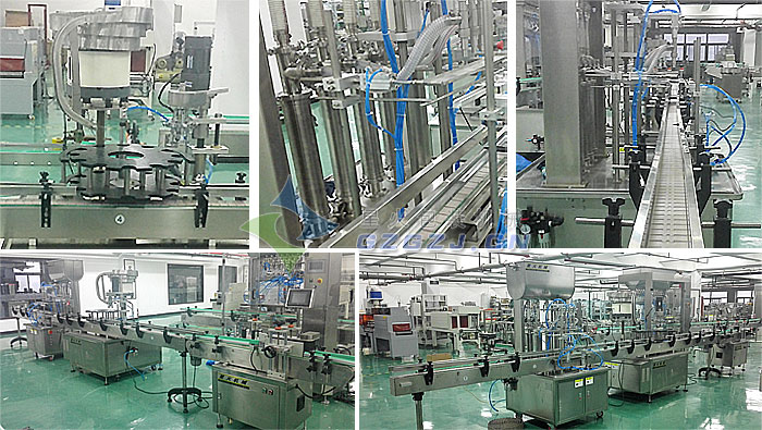 橄欖油灌裝生產(chǎn)線細節(jié)展示