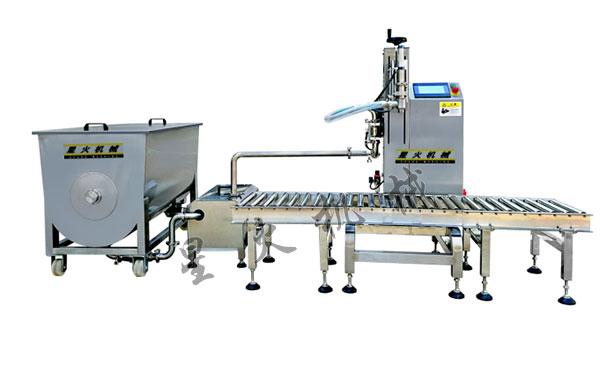 桶裝醬料灌裝機(jī)-全自動(dòng)桶裝醬料灌裝生產(chǎn)線