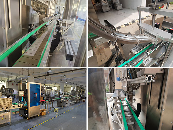 全套大顆粒醬料灌裝壓蓋機