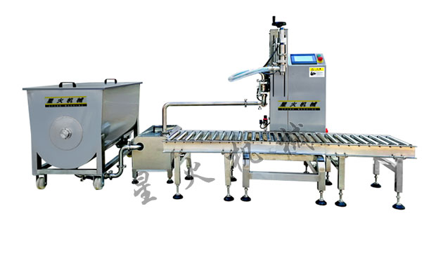 全自動(dòng)大桶醬料灌裝設(shè)備-桶裝醬料生產(chǎn)線設(shè)備廠家